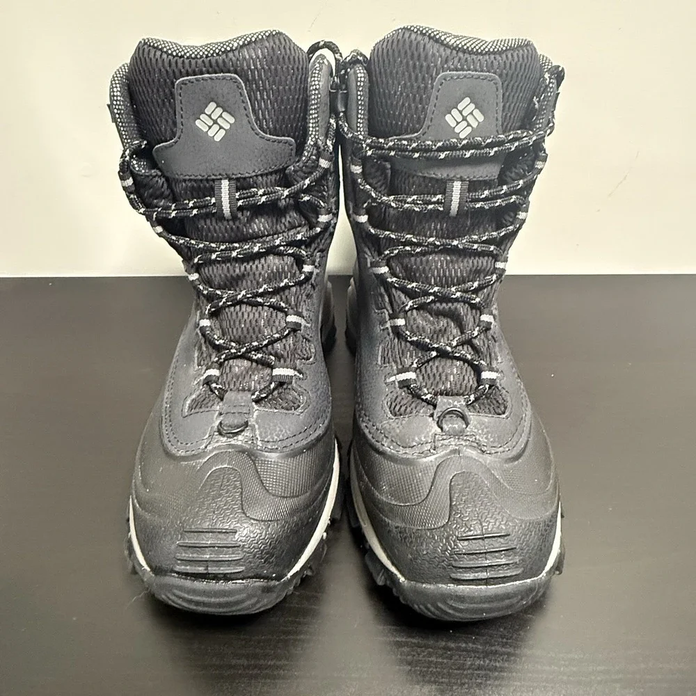 Columbia Techlite Winter Boots Mens 8.5 Omni-Heat Waterproof Black Snow Gorpcore